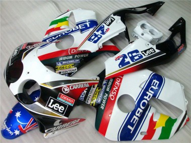 1990-1998 Carrera EuroBet Honda CBR250RR Fairings for Sale