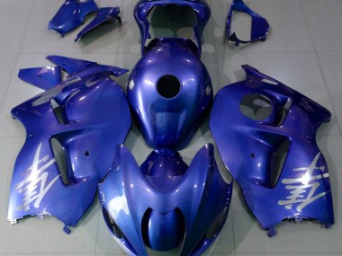 1997-2007 Gloss Blue & Silver Suzuki GSXR 1300 Fairings for Sale