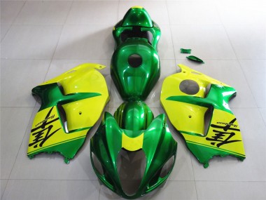 1997-2007 Green and Yellow Suzuki GSXR 1300 Fairings for Sale