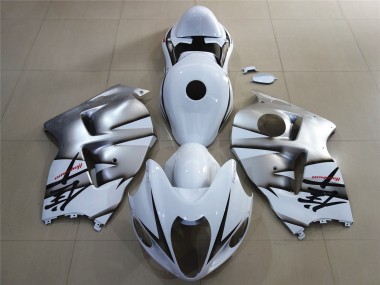 1997-2007 White & Shiny Silver Suzuki GSXR 1300 Fairings for Sale