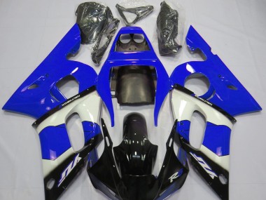 1998-2002 Blue White and Black Yamaha R6 Fairings for Sale