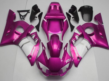 1998-2002 Pink & White Yamaha R6 Fairings for Sale