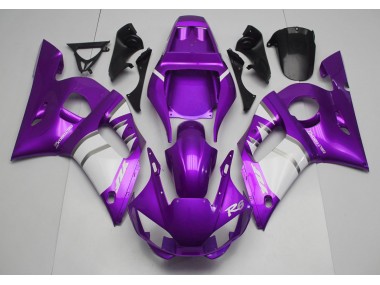 1998-2002 Purple & White Yamaha R6 Fairings for Sale