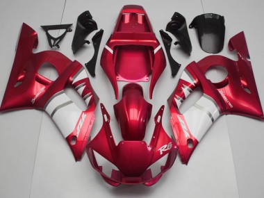 1998-2002 Red & White Yamaha R6 Fairings for Sale