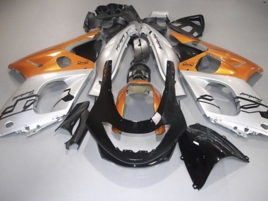 1998-2007 Gloss Orange Silver and Black Yamaha YZF600 Fairings for Sale