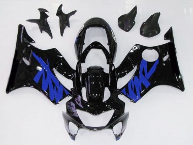 1999-2000 Gloss Black & Blue Honda CBR600 F4 Fairings for Sale