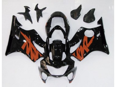 1999-2000 Gloss Black & Orange Honda CBR600 F4 Fairings for Sale