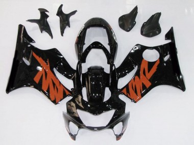 1999-2000 Gloss Black & Orange Honda CBR600 F4 Fairings for Sale