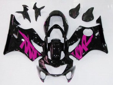 1999-2000 Gloss Black & Pink Honda CBR600 F4 Fairings for Sale