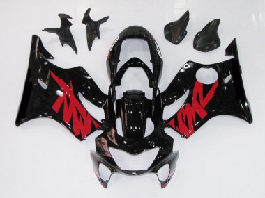 1999-2000 Gloss Black Red Decal Honda CBR600 F4 Fairings for Sale