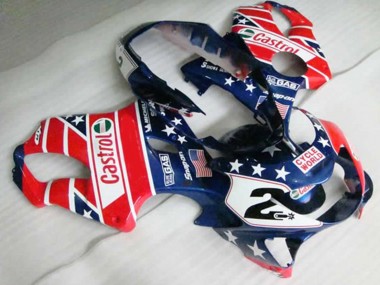 1999-2000 Red Castrol Honda CBR600 F4 Fairings for Sale