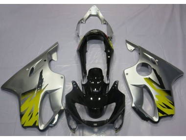 1999-2000 Silver Yellow and Black Honda CBR600 F4 Fairings for Sale