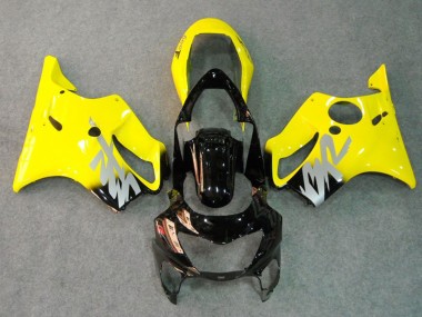 1999-2000 Yellow Silver Decal Honda CBR600 F4 Fairings for Sale