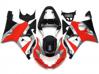 2000-2002 Gloss Red OEM style Kit Suzuki GSXR 1000 Fairings for Sale