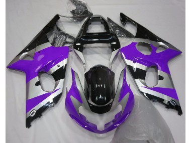 2000-2002 Purple Silver OEM Style Suzuki GSXR 1000 Fairings for Sale