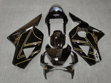 2002-2003 Gloss Black & Gold Honda CBR954 Fairings for Sale