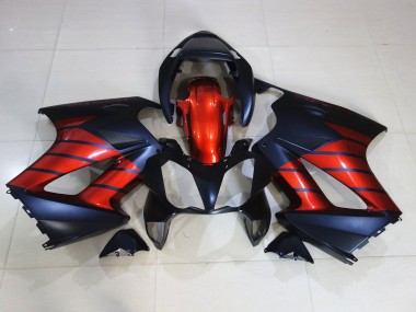 2002-2012 Red and Black Honda VFR800 Fairings for Sale