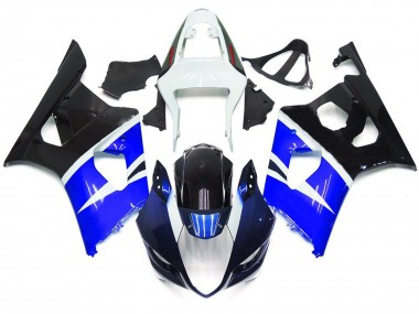 2003-2004 Blue and Black Gloss Custom Style Suzuki GSXR 1000 Fairings for Sale