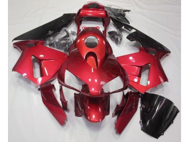 2003-2004 Candy Red Plain Honda CBR600RR Fairings for Sale