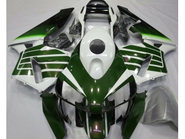 2003-2004 Gloss White & Green Fade Honda CBR600RR Fairings for Sale