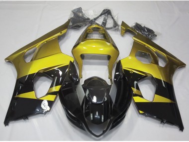 2003-2004 Gloss Yellow & Black Suzuki GSXR 1000 Fairings for Sale