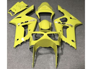 2003-2004 Gloss Yellow Kawasaki ZX6R Fairings for Sale