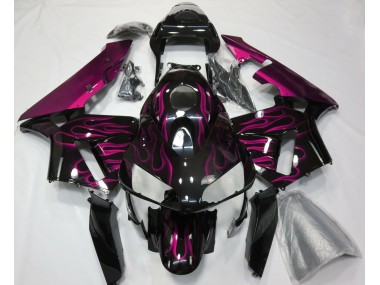 2003-2004 Hot Pink Flames Honda CBR600RR Fairings for Sale