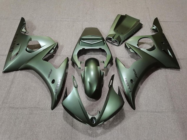 2003-2005 Army Green Yamaha R6 Fairings for Sale