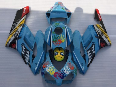 2004-2005 Blue Shark Honda CBR1000RR Fairings for Sale