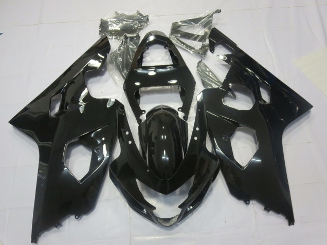 2004-2005 Gloss Black Suzuki GSXR 600-750 Fairings for Sale