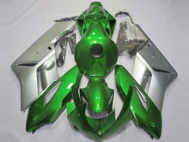 2004-2005 Gloss Green and Silver Honda CBR1000RR Fairings for Sale