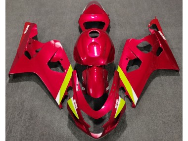 2004-2005 Gloss Red Suzuki GSXR 600-750 Fairings for Sale