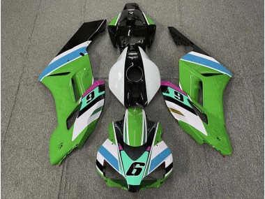 2004-2005 Green 6 Honda CBR1000RR Fairings for Sale