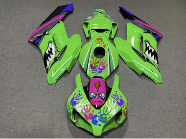 2004-2005 Green and Purple Shark Honda CBR1000RR Fairings for Sale