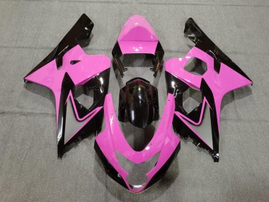 2004-2005 Light Pink and Black Suzuki GSXR 600-750 Fairings for Sale