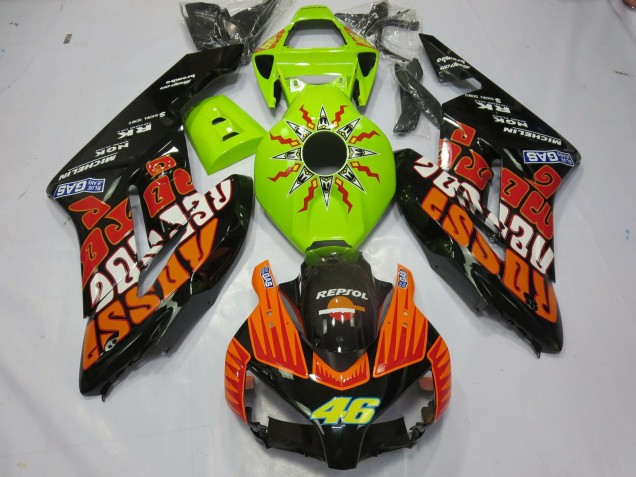 2004-2005 Lime Rossi Honda CBR1000RR Fairings for Sale