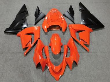 2004-2005 Orange Black Kawasaki ZX10R Fairings for Sale