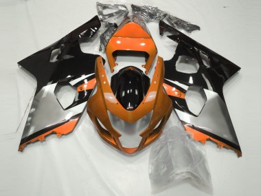 2004-2005 Orange Silver and Black Suzuki GSXR 600-750 Fairings for Sale