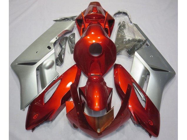 2004-2005 Red Silver Honda CBR1000RR Fairings for Sale