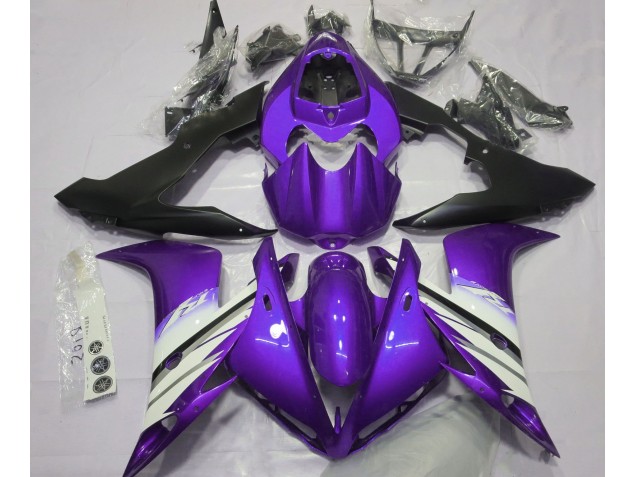 2004-2006 Bright Purple & White Yamaha R1 Fairings for Sale