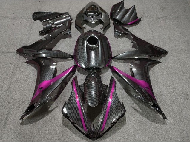 2004-2006 Carbon Style w Pink Yamaha R1 Fairings for Sale