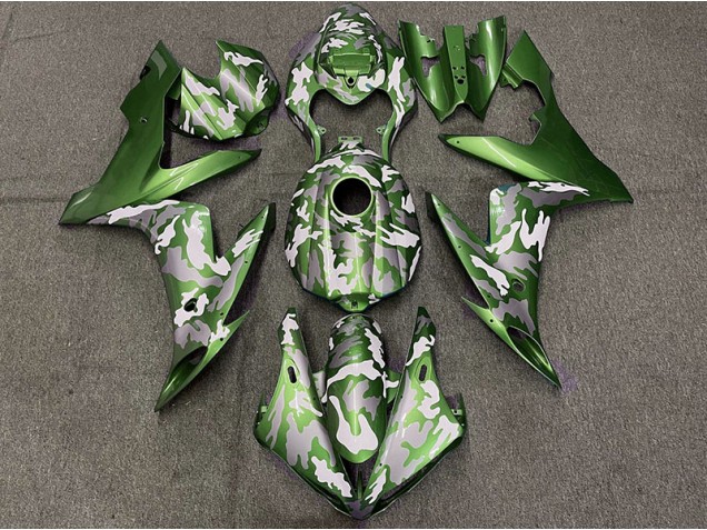 2004-2006 Dark Green Camo Yamaha R1 Fairings for Sale