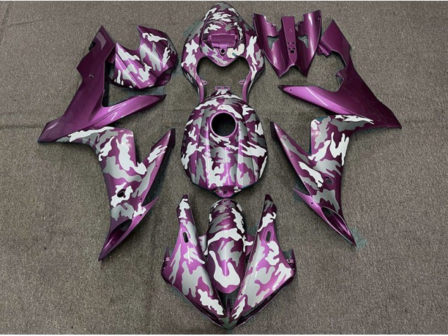 2004-2006 Dark Magenta Camo Yamaha R1 Fairings for Sale