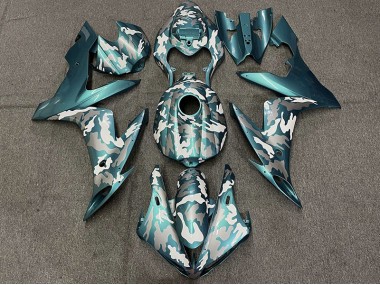 2004-2006 Dark Teal Camo Yamaha R1 Fairings for Sale