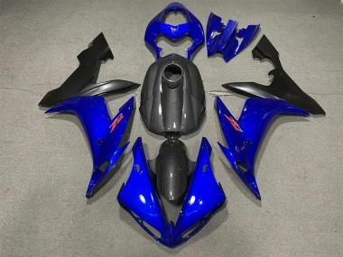 2004-2006 Gloss Blue and Carbon Style Yamaha R1 Fairings for Sale