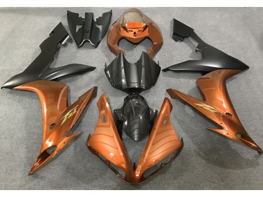 2004-2006 Gloss Orange and Carbon Style Yamaha R1 Fairings for Sale