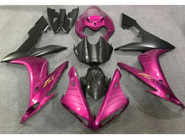 2004-2006 Hot Pink and Carbon Style Yamaha R1 Fairings for Sale