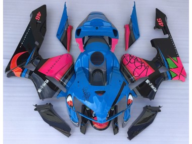 2005-2006 Blue Shark & Pink Honda CBR600RR Fairings for Sale