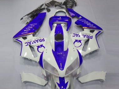 2005-2006 Blue and White Custom Honda CBR600RR Fairings for Sale