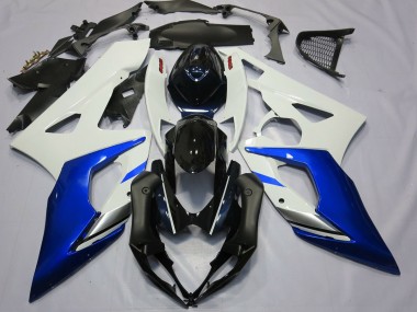 2005-2006 Blue and White Suzuki GSXR 1000 Fairings for Sale